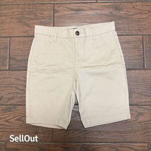 Old Navy Girls Khaki Chino Shorts Size 14 Adjustable Waist Summer